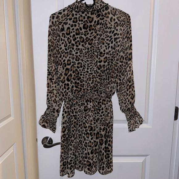 RACHEL Rachel Roy Cheetah Print Dress; Size Large - Picture 3 of 3